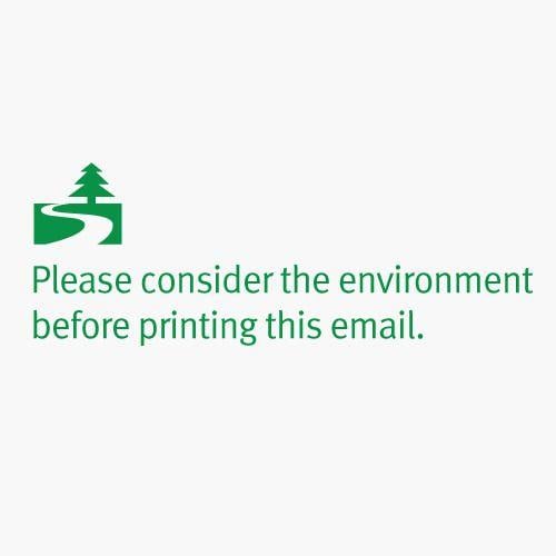 Environment Email Logo - Before printing this email