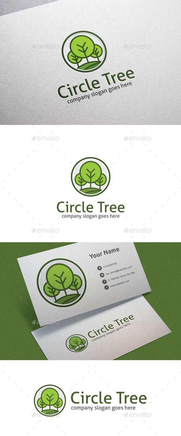 Environment Email Logo - Circle Tree by ndutz Circle Tree is a logo for nature, environment ...