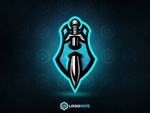 Letter V Gaming Logo - Esports Text Logos