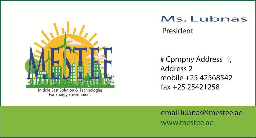 Environment Email Logo - Entry by globelancer for Design a Logo for MESTEE Middle East
