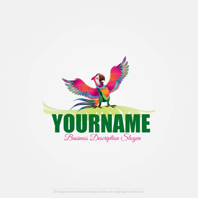 Parrot Logo - Free Logo Maker - Parrot logo design