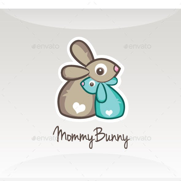 Brown Rabbit Logo - Bunny Brown Logo Templates from GraphicRiver