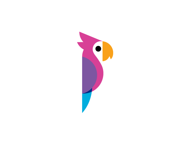 Parrot Logo - Parrot / logo design by Deividas Bielskis | Dribbble | Dribbble