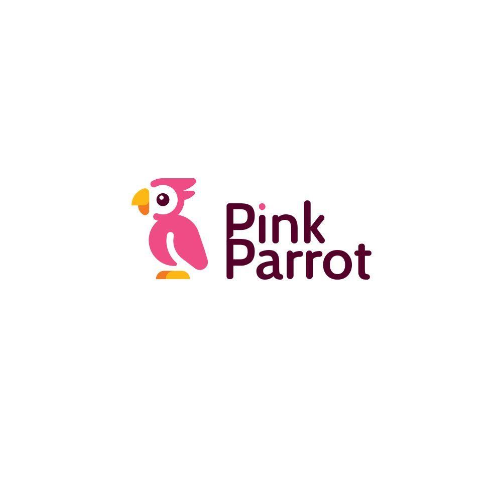 Parrot Logo - Pink Parrot | Logo Cowboy