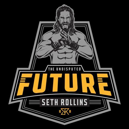 WWE Seth Rollins Logo - WWE Seth Rollins Logo Future Badge Official Men's T-shirt (Black ...