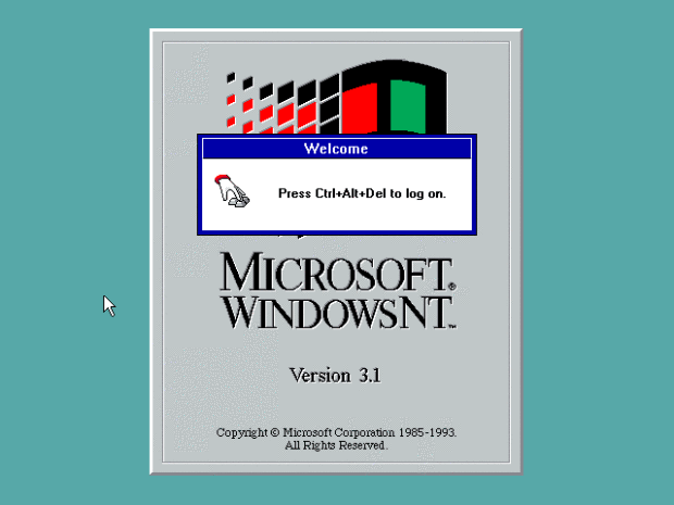 Windows NT 3.1 Logo - Install & Configure Windows NT 3.1 Using Oracle VirtualBox