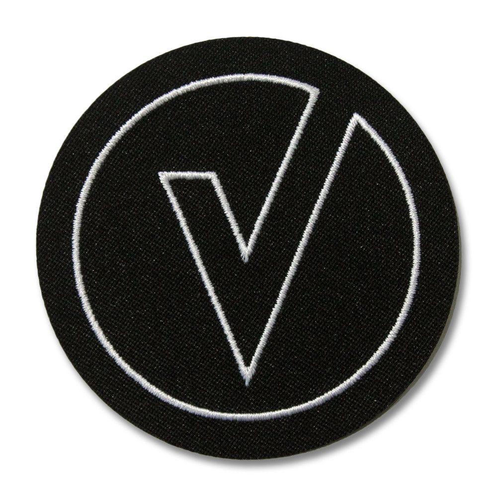 The Vamps Black and White Logo - Official The Vamps Embroidered V Logo Patch | The Vamps