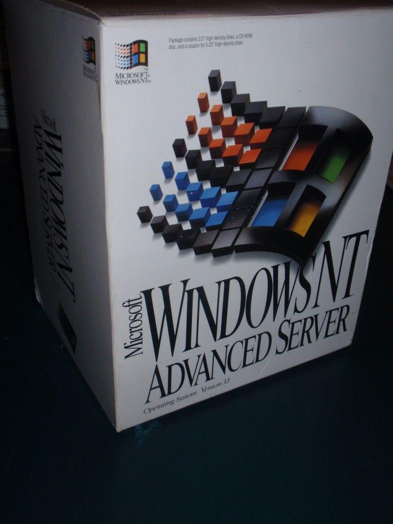 Windows NT 3.1 Logo - Microsoft Windows NT 3.1 Advanced Server