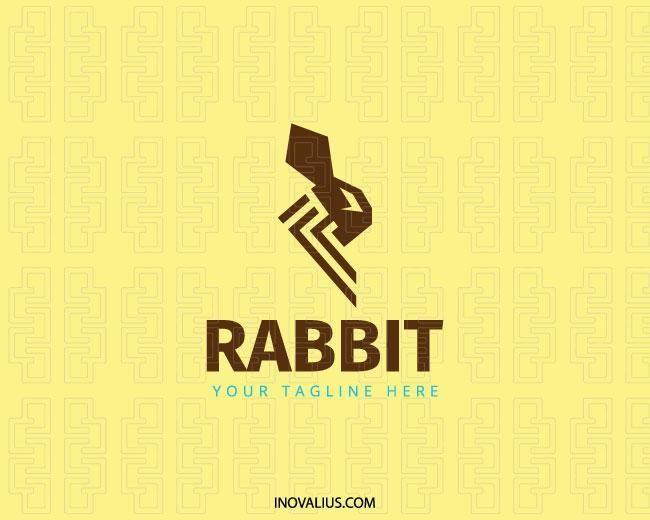 Abstract Animal Logo - Rabbit Logo | logo | Logo design, Logos, dan Animal logo