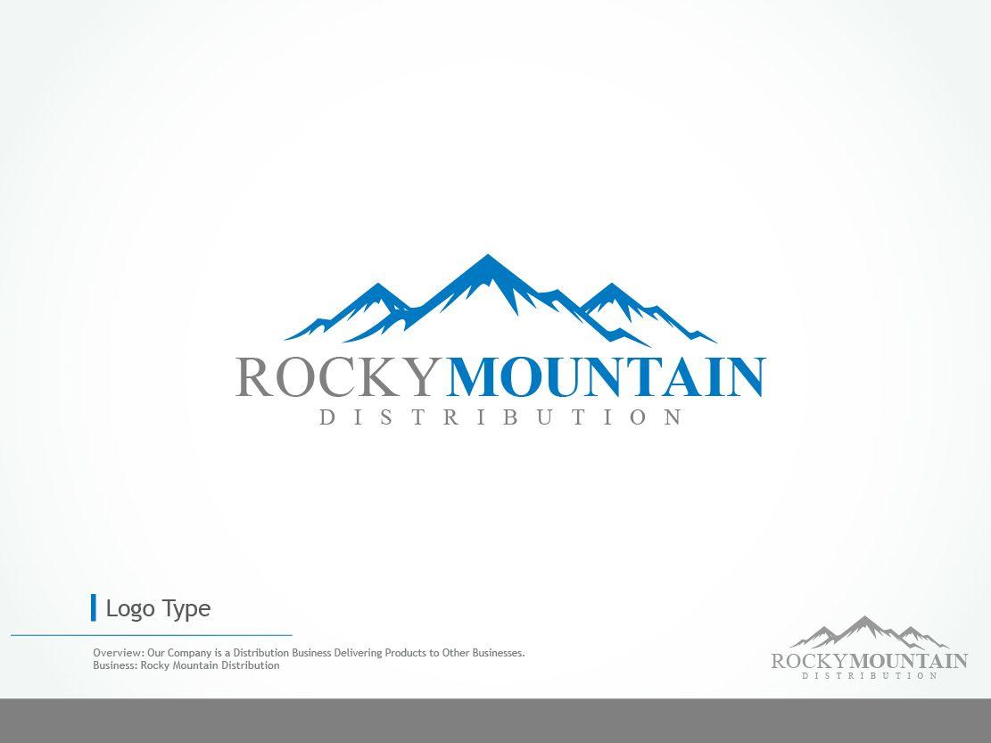 Mountain Business Logo - Business Logo Design for Rocky Mountain Distribution by Navd ...