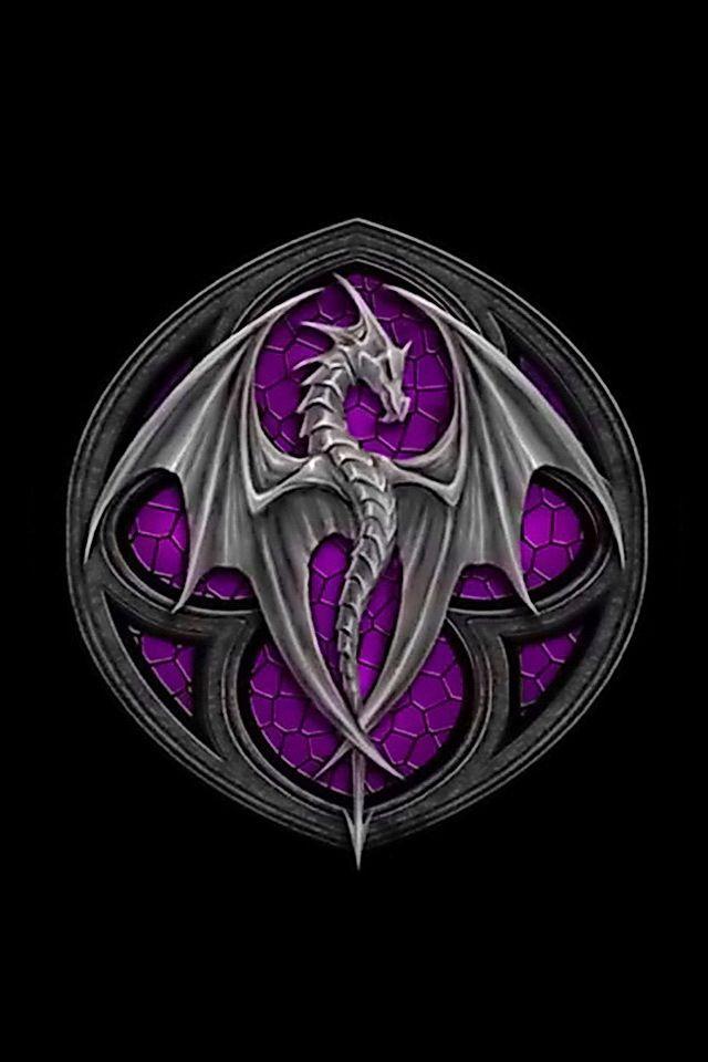 Purple Dragon Logo - Purple … | me | Drago…