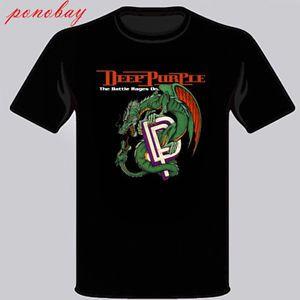 Purple Dragon Logo - Details about New Deep Purple Dragon Logo Rock Band Men's Black T-Shirt  Size S-3XL