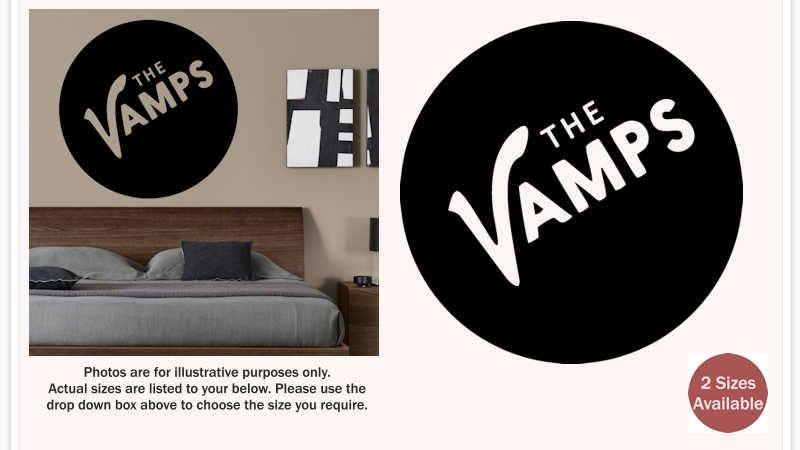 The Vamps Black and White Logo - The vamps Logos