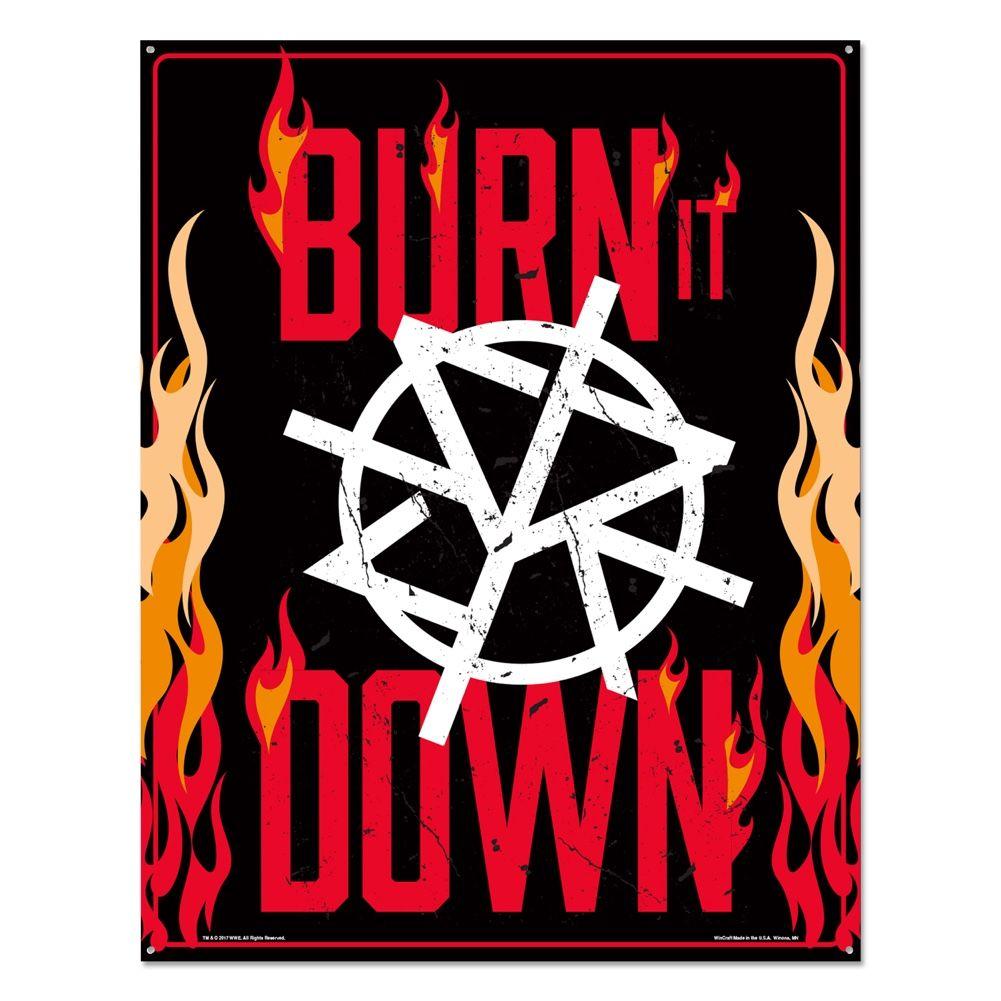 WWE Seth Rollins Logo - Seth Rollins Metal Sign