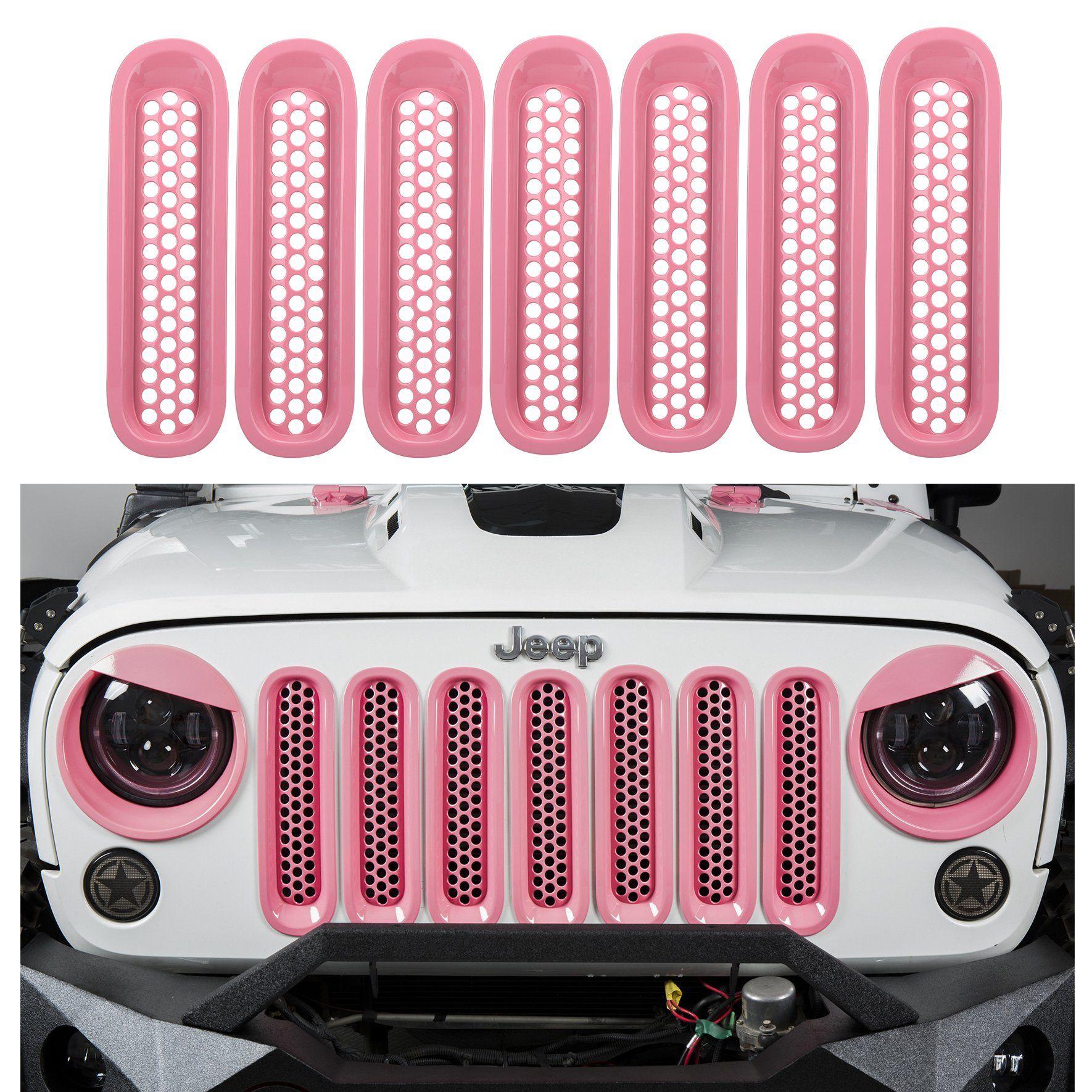 Jeep Grille Hat Logo - Buy Women's Pink Jeep Grille Logo Hat in Cheap Price on m ...