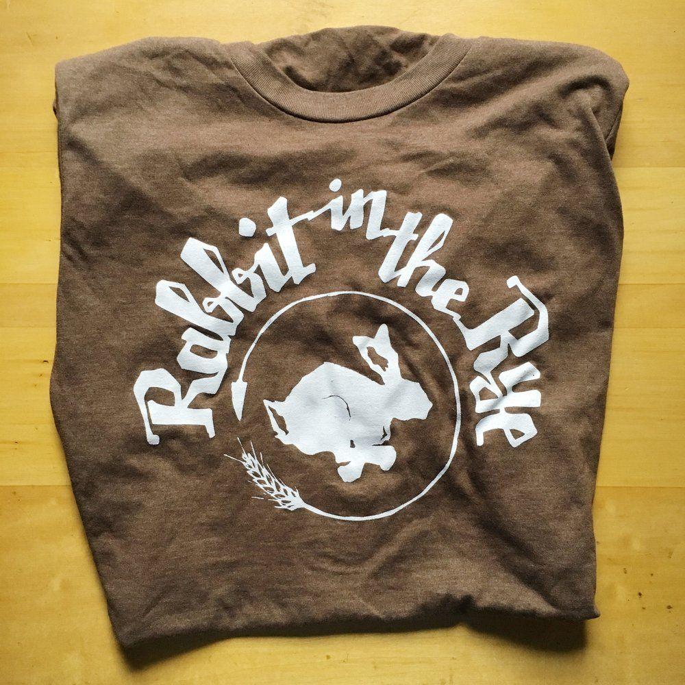 Brown Rabbit Logo - RABBIT LOGO PRINTED TEE BROWN