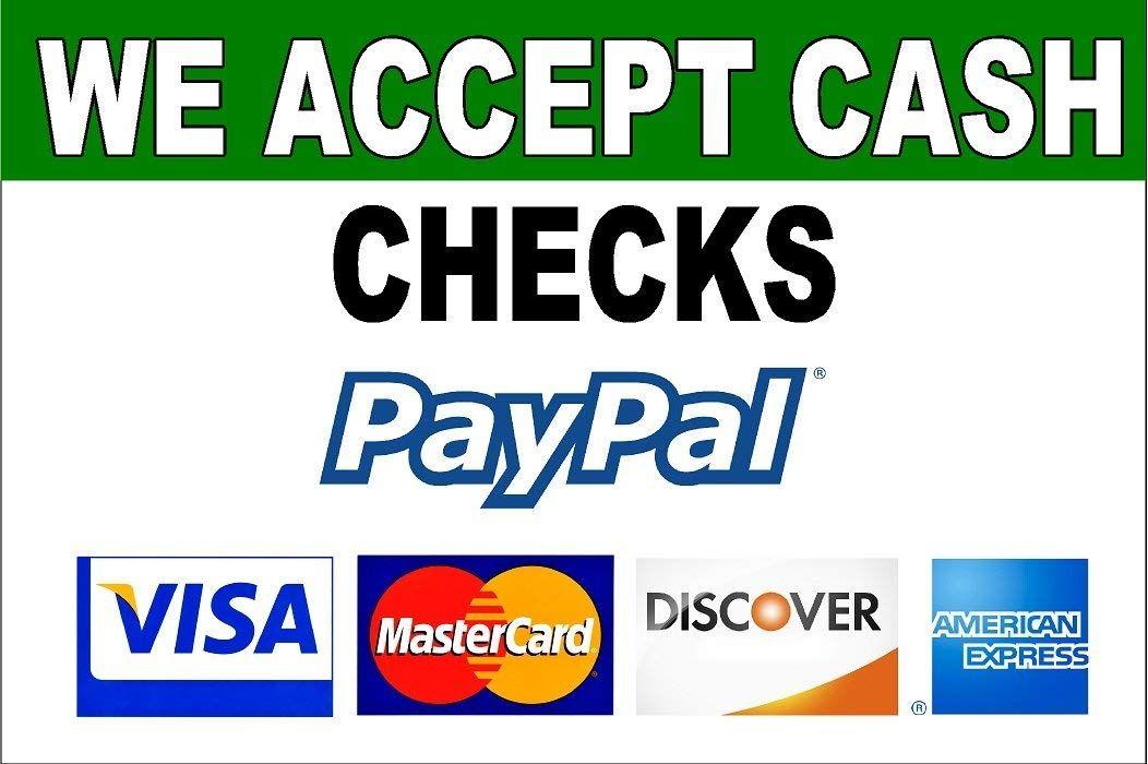 We Accept Cash Logo LogoDix