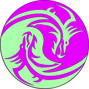 Purple Dragon Logo - Green Purple Dragons Clip Art at Clker.com - vector clip art online ...