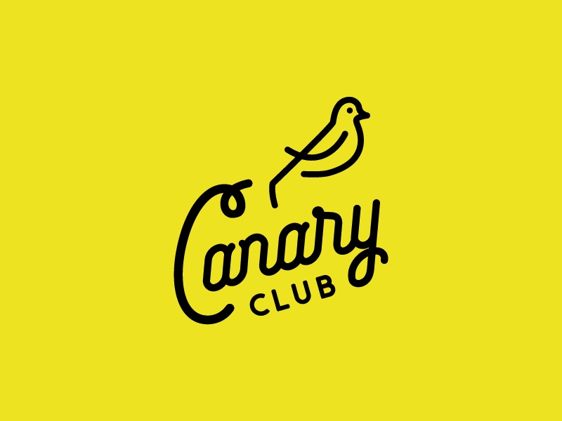 Canary Logo - Canary Club by Nicole Williams | Dribbble | Dribbble