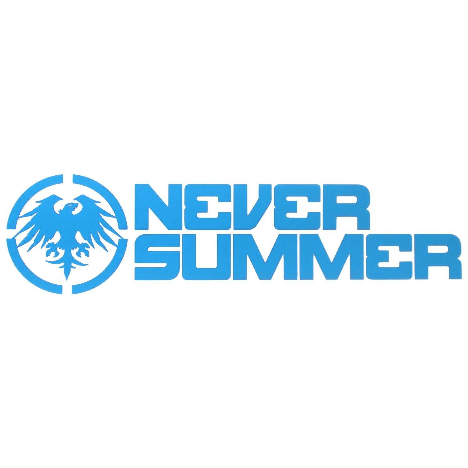 Never Summer Logo - Never Summer 12 Corporate Logo Die Cut Sticker