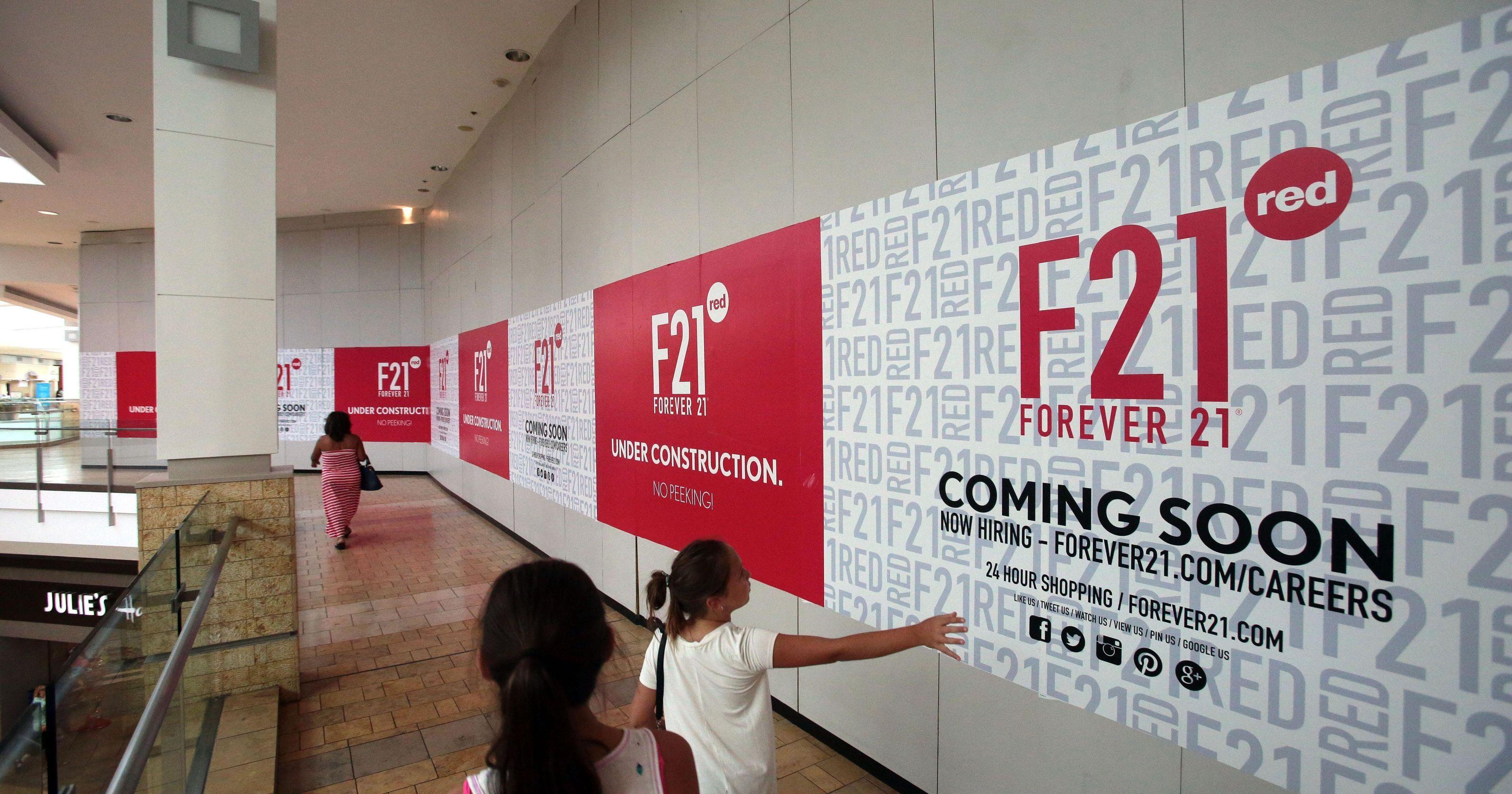 Red Forever 21 Logo - Forever 21 opening an F21 Red at Westfield in PD