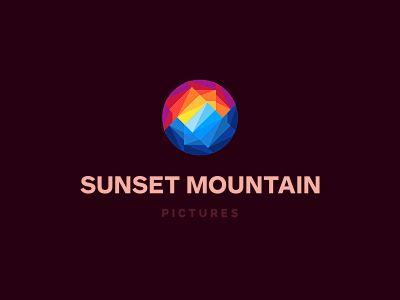 Sunset Mountain Logo - Sunset Mountain Logo Design by Dalius Stuoka | logo designer ...