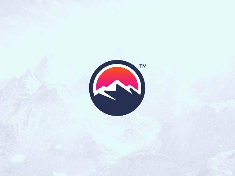Popular Mountain Logo - Sunset Mountain | Popular Dribbble Shots | Pinterest | Logo design ...