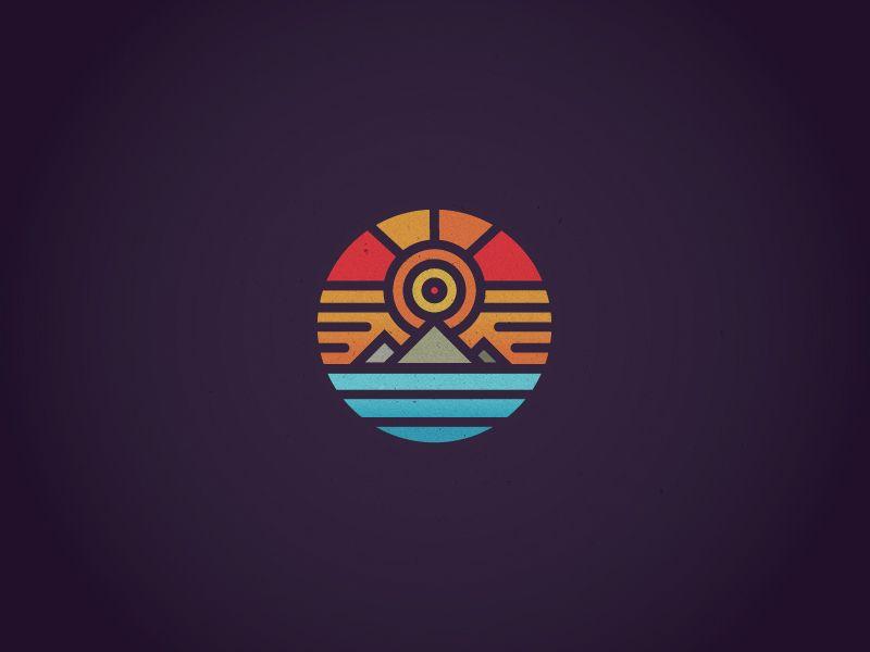 Sunset Mountain Logo - Sunset Mountain Ridge. Графический дизайн. Sunset