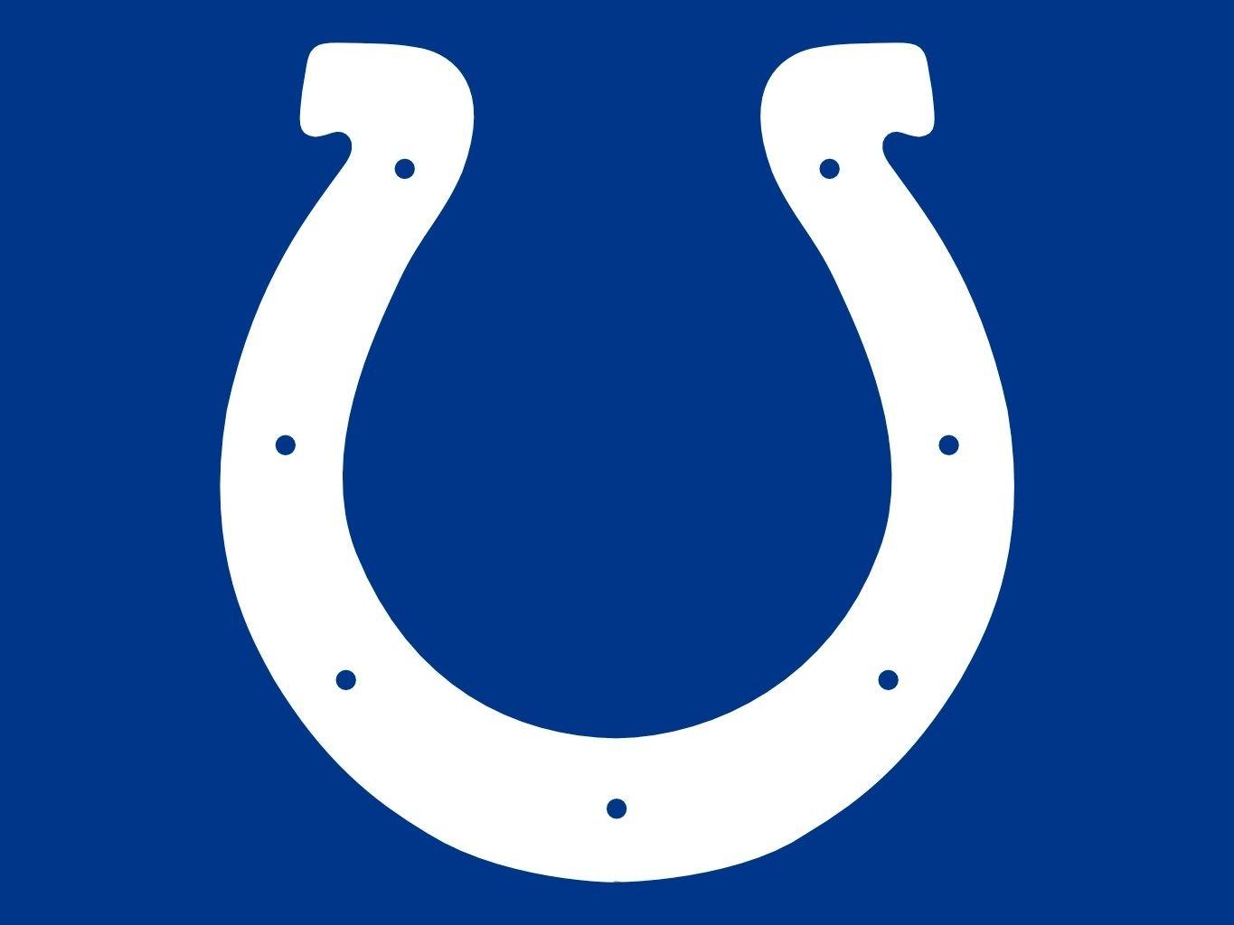 White Horseshoe Logo - Indianapolis Colts Logo, Colts Symbol Meaning, History and Evolution