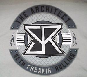 WWE Seth Rollins Logo - Seth Freakin' Rollins WWE T-Shirt Adult L Large The Architect | eBay