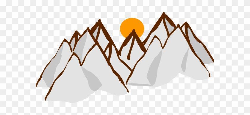 Sunset Mountain Logo - Mountains Mountain Range Sunset Clip Art At Vector - Mountain Range ...