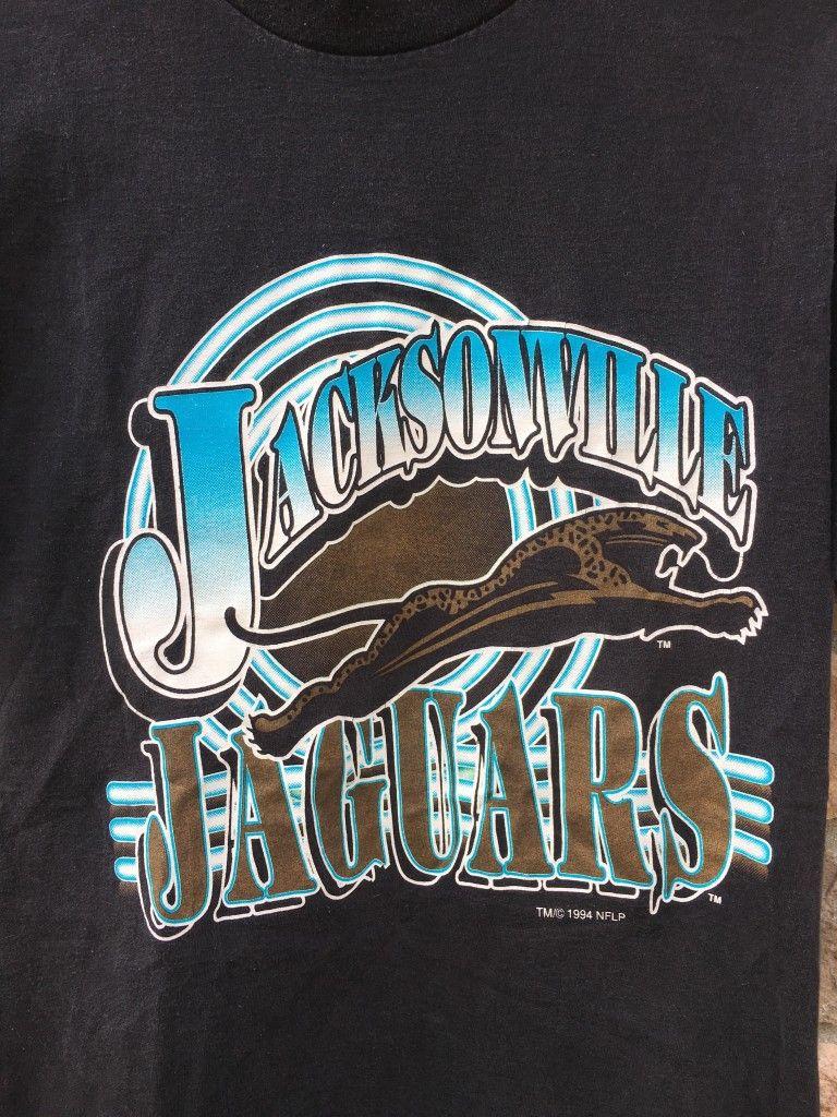 Jaguars Original Logo - Jacksonville Jaguars Banned Logo NFL T Shirt Size Medium. Rare