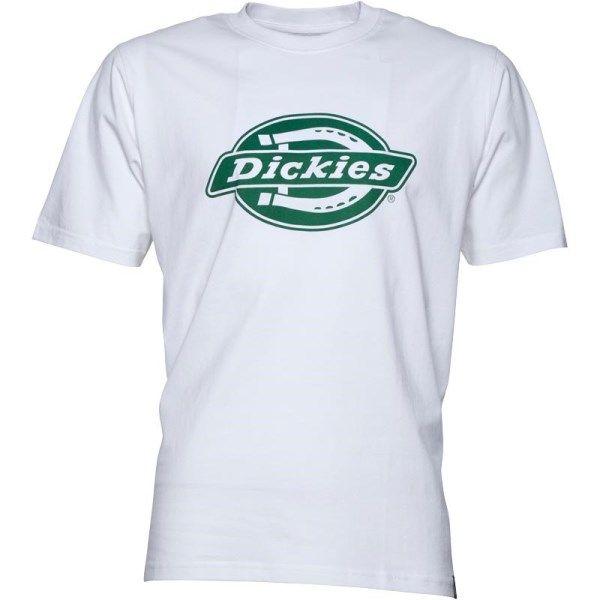 White Horseshoe Logo - Appealing Dickies Mens White T Shirt Horseshoe Logo Dickies White