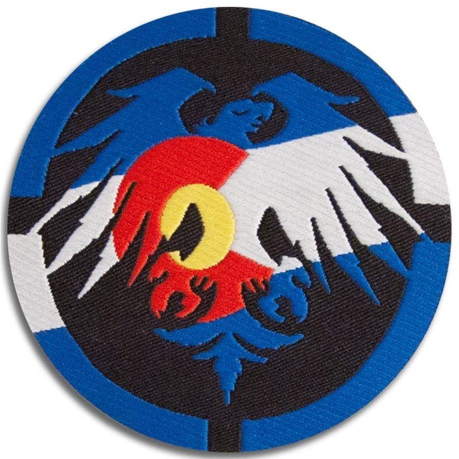 Never Summer Logo - Never Summer Colorado Eagle Sew On Patch