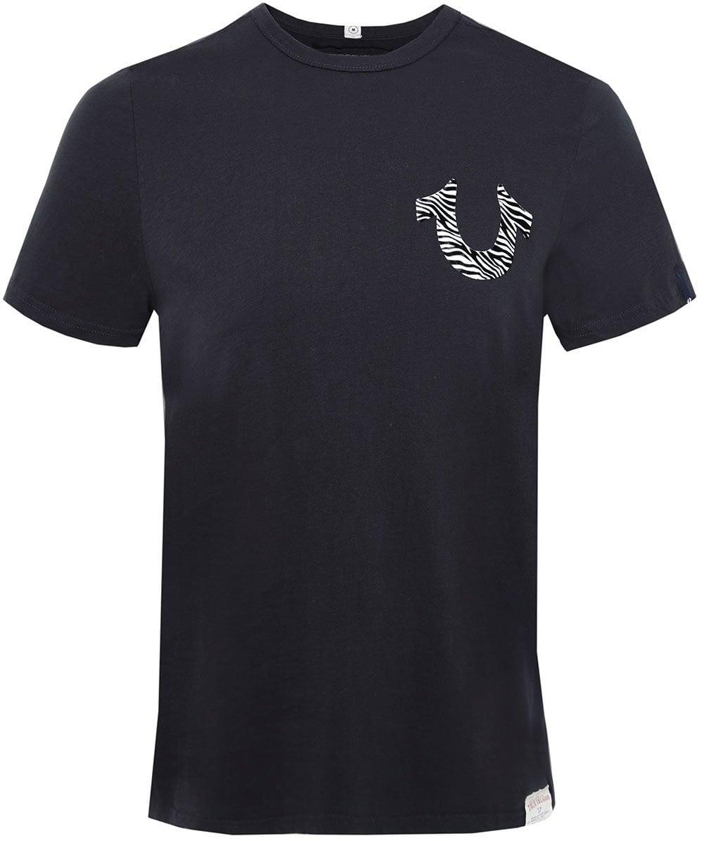 White Horseshoe Logo - True Religion Horseshoe Logo T-Shirt | Jules B
