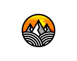 Sunset Mountain Logo - Sunset On The Mountain Designed by DikAisy14 | BrandCrowd
