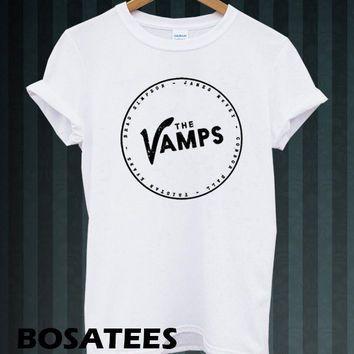 The Vamps Black and White Logo - the vamps shirt the vamps band logo from bosatees on Etsy