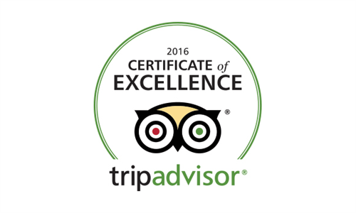 5 Star TripAdvisor Logo - Hotel Balzac Awarded TripAdvisor 2016 Certificate of Excellence