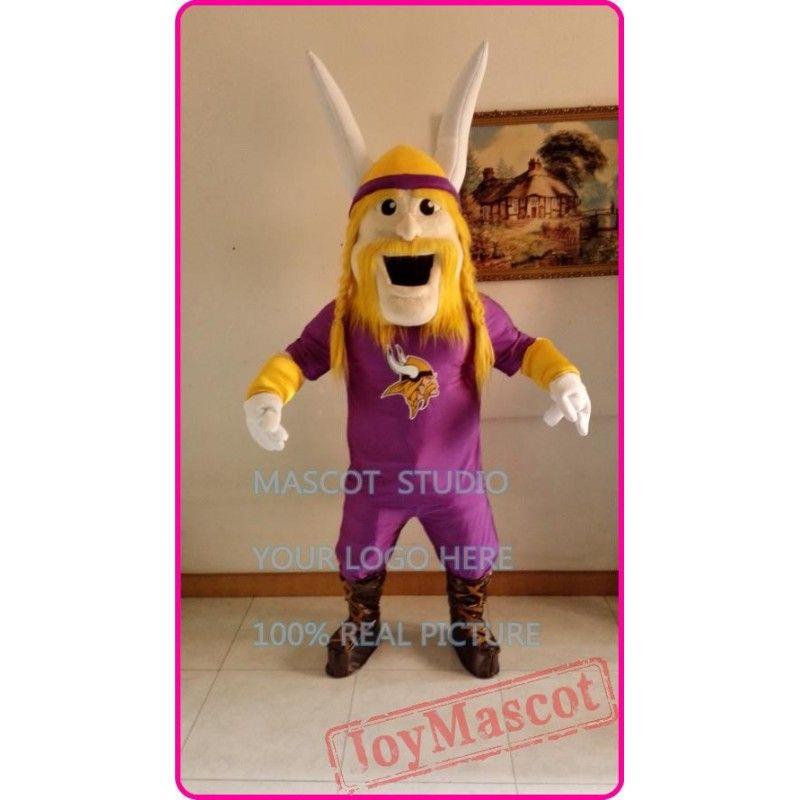 Purple Viking Logo - Purple Viking Mascot Costume