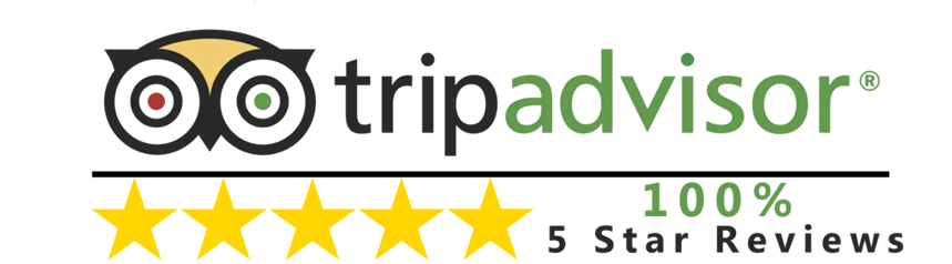 5 Star TripAdvisor Logo - Liberia Costa Rica Airport Transfers -Private Shuttles