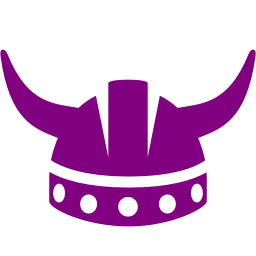 Purple Viking Logo - Free Purple Viking Helmet Icon - Download Purple Viking Helmet Icon