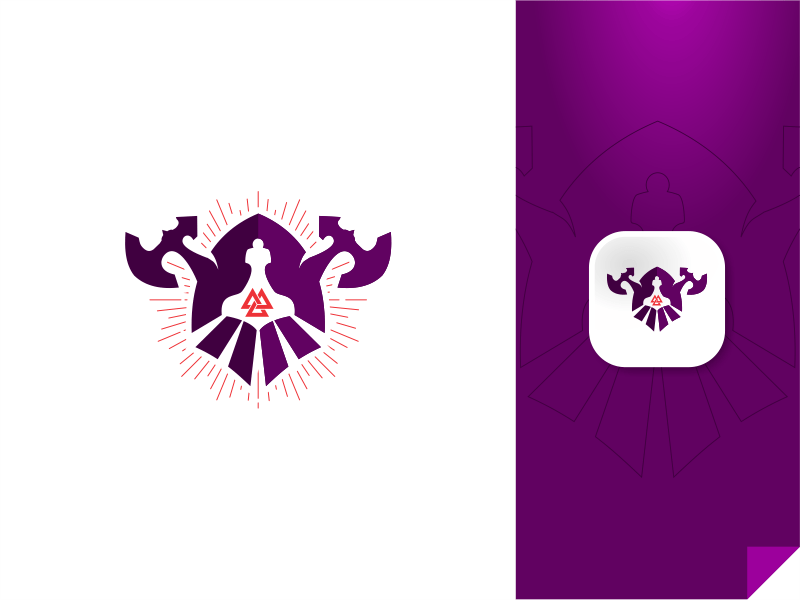 Purple Viking Logo - Viking Logo (For Sale) by Granada J Munif
