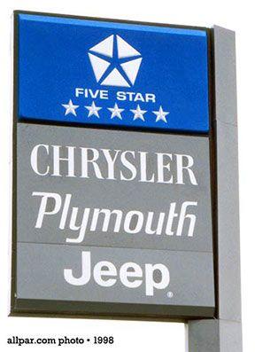 Chrysler Plymouth Logo - Chrysler's Pentastar (history of the logo)