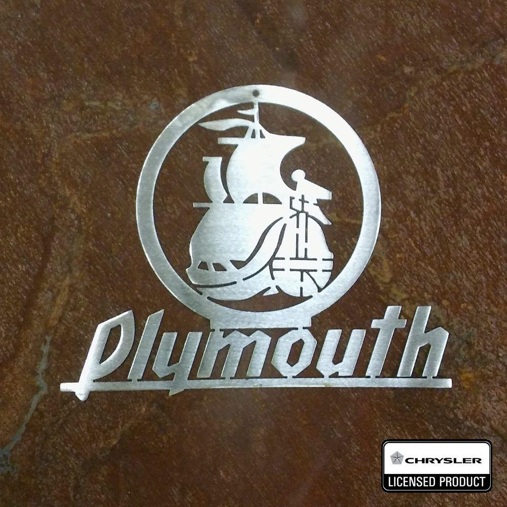 Chrysler Plymouth Logo - Plymouth Mayflower Sign - Speedcult Officially Licensed