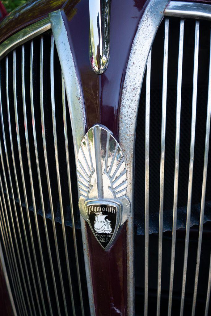 Chrysler Plymouth Logo - Grill and logo Chrysler Plymouth | Heritage Acres, Saanichto… | Flickr