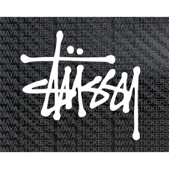 Stussy Logo - Stussy logo decal stickers in custom colors and sizes