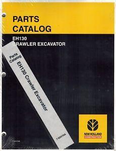 New Holland Excavator Logo - NEW HOLLAND EH 130 TRACK CRAWLER EXCAVATOR PARTS MANUAL 