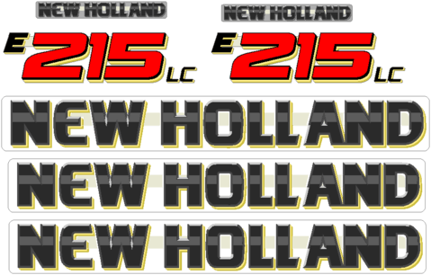 New Holland Excavator Logo - New Holland Decals – All Things Equipment