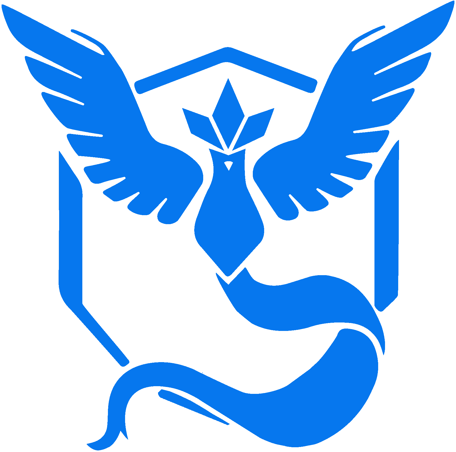 Blue Team Logo - PSA - Artists! Stop using the wrong Team Mystic logo : pokemongo