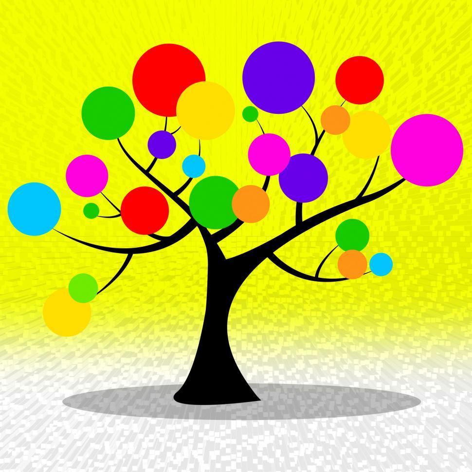 Yellow Tree in Circle Logo - Get Free Stock Photos of Circles Tree Shows Ring Environmental And ...